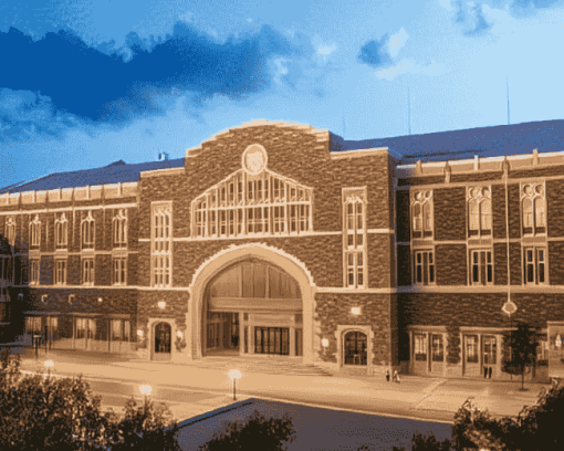 Historic Cameron Indoor Stadium Diamond Painting