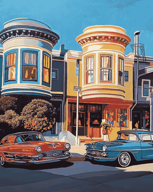 Historic Mels Drive San Francisco Diamond Painting