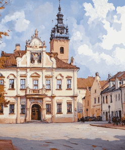 Historic Rzeszow Town Hall Diamond Painting