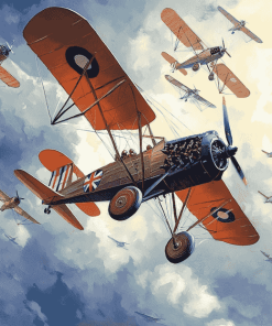 Historic Sopwith Triplanes Diamond Painting