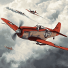 Historic Tuskegee Airmen Military Plane Diamond Painting