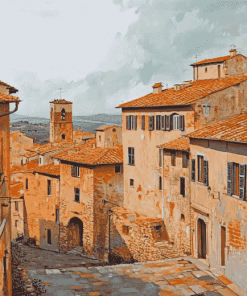 Historic Volterra Skylines Diamond Painting