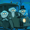 Hitchhiking Ghosts Animation Diamond Painting