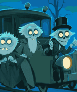 Hitchhiking Ghosts Animation Diamond Painting