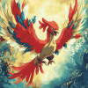 Ho Oh Legendary Pokemon Diamond Painting