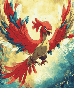 Ho Oh Legendary Pokemon Diamond Painting