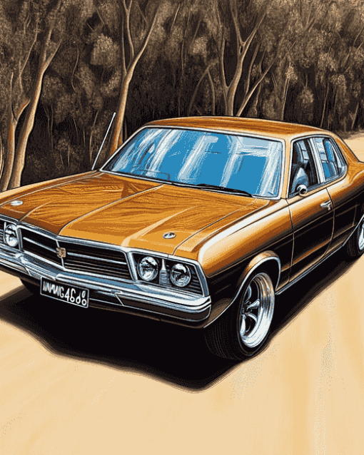 Holden HQ Kingswood Car Diamond Painting