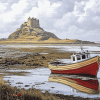 Holy Island Scenic Castle Diamond Painting