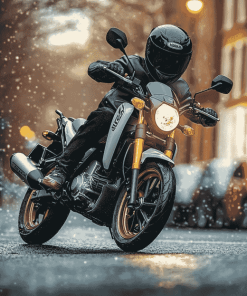 Honda Grom Riding Diamond Painting