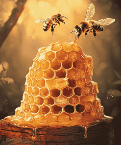 Honey Bee Hive Nature Diamond Painting