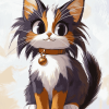 Honey The Cat Cartoon Diamond Painting