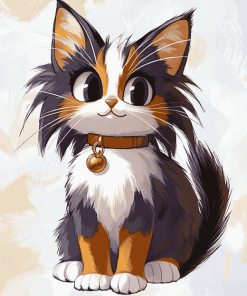 Honey The Cat Cartoon Diamond Painting