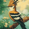 Hoopoe Bird Nature Diamond Painting