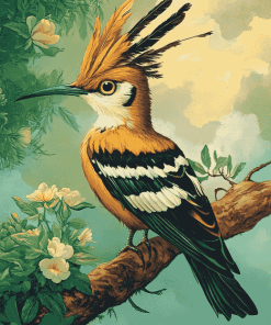 Hoopoe Bird Nature Diamond Painting