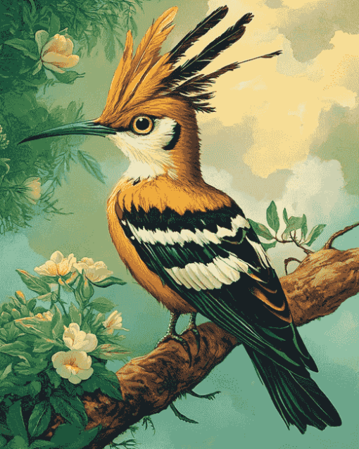 Hoopoe Bird Nature Diamond Painting