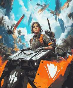 Horizon Apex Legends Video Game Diamond Painting