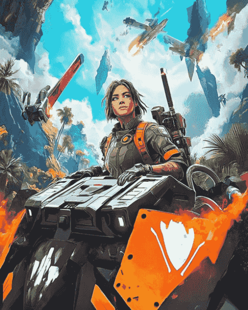 Horizon Apex Legends Video Game Diamond Painting