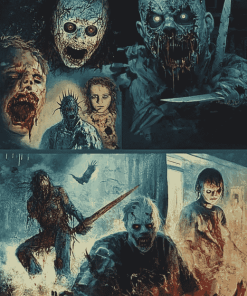 Horror Movie Scenes Collage Diamond Painting