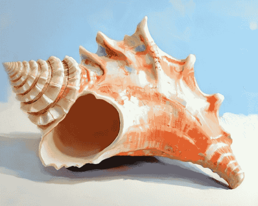 Horse Conch Seashell Diamond Painting