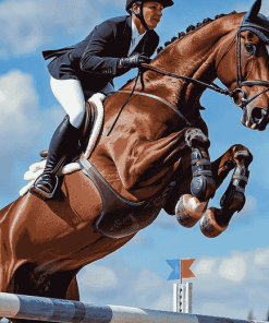 Horse Show Jumping Diamond Painting