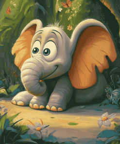 Horton Elephant Adventure Diamond Painting