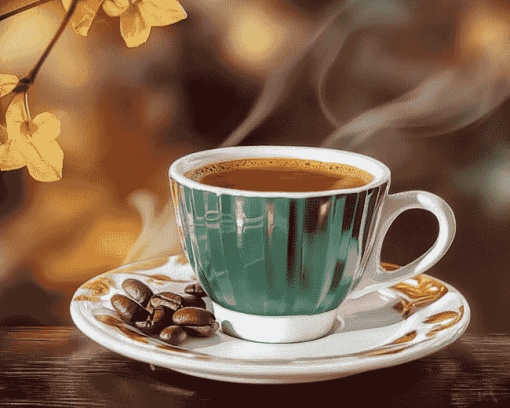 Hot Coffee Cup Diamond Painting