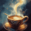 Hot Coffee Fantasy Diamond Painting