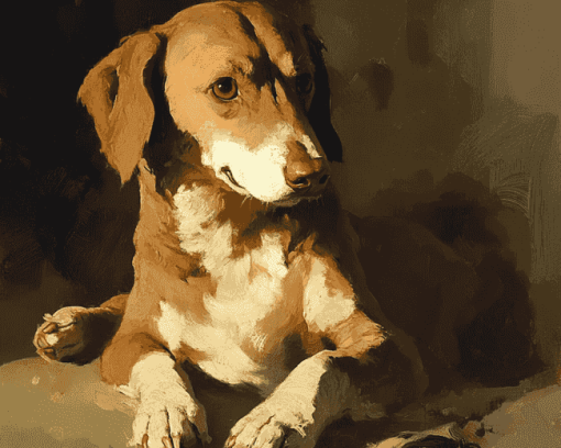 Hound Dog Diamond Painting