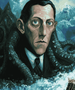 Howard Phillips Lovecraft Vintage Diamond Painting