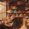 Howls Moving Castle Hat Shop Diamond Painting