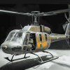 Huey Helicopter Aircraft Diamond Painting