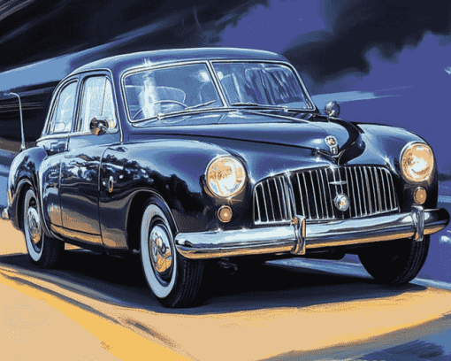 Humber Super Snipe Car Diamond Painting