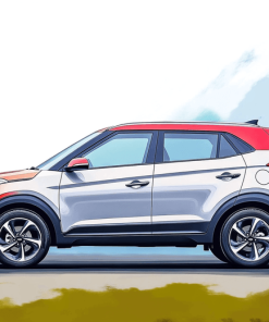 Hyundai Creta Speed Diamond Painting