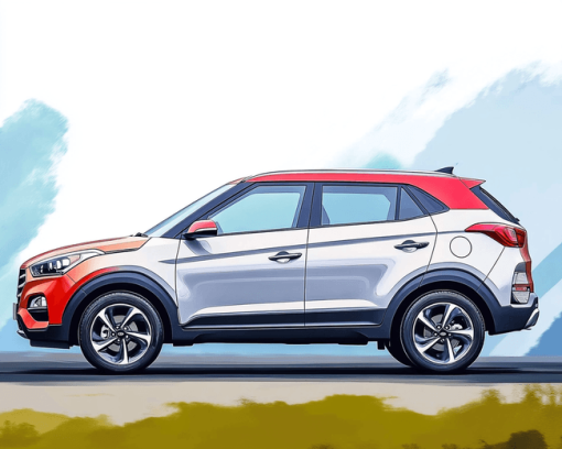 Hyundai Creta Speed Diamond Painting