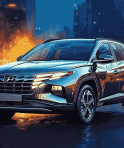 Hyundai Tucson Engines Diamond Painting