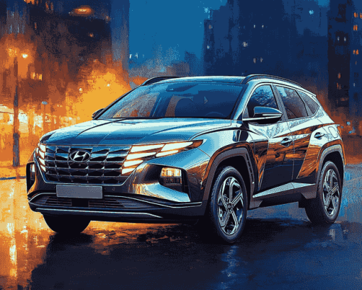 Hyundai Tucson Engines Diamond Painting