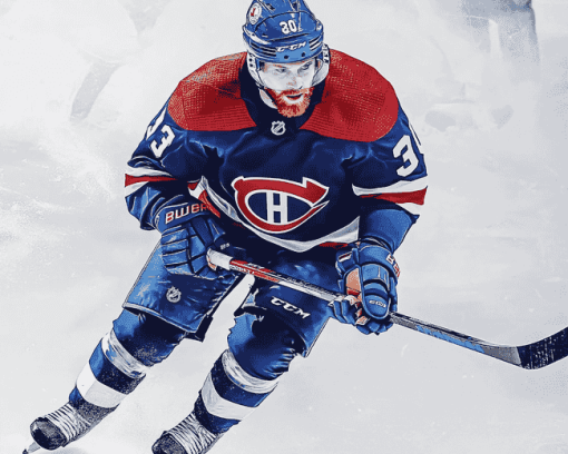 Ice Hockey Star Pierre Luc Dubois Diamond Painting