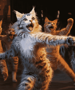 Iconic Cats Musical Diamond Painting