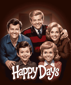 Iconic Happy Days Cast Diamond Painting