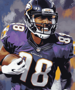 Iconic Randy Moss Diamond Painting