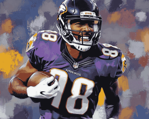 Iconic Randy Moss Diamond Painting