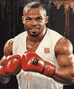 Iconic Roy Jones Jr Diamond Painting