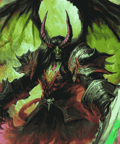 Illidan Stormrage Anime Diamond Painting