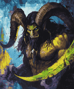 Illidan Stormrage Fantasy Diamond Painting