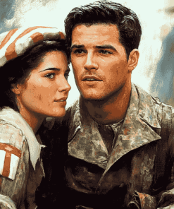 In Love And War Film Characters Diamond Painting