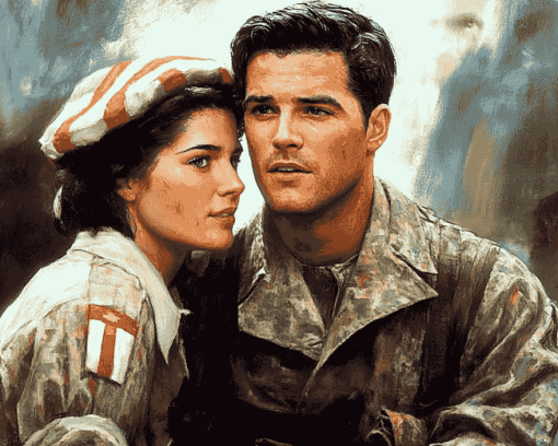 In Love And War Film Characters Diamond Painting