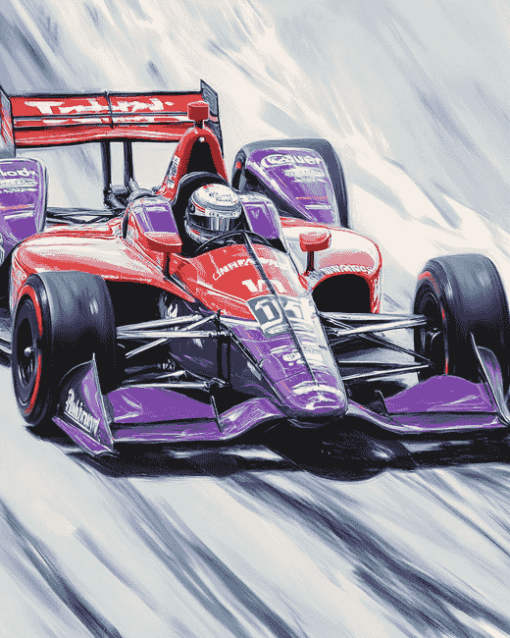 Indy Car Racing Enthusiast Diamond Painting