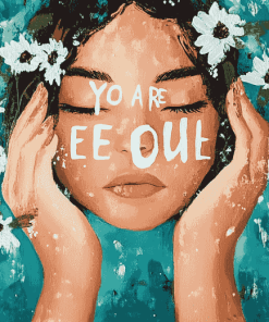 Inspirational You Are Enough Diamond Painting