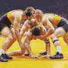 Iowa Hawkeyes Wrestling Diamond Painting