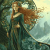 Irish Fantasy Goddess Diamond Painting